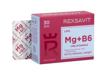 Rexavit-Mg+B6+Melatoninas